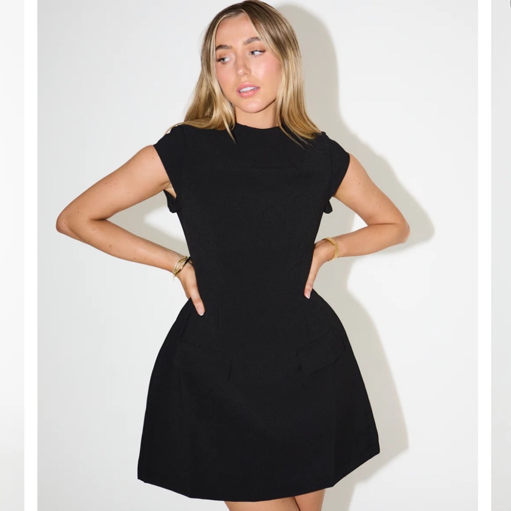 The Ultimate Muse Cap Sleeve Mini Dress